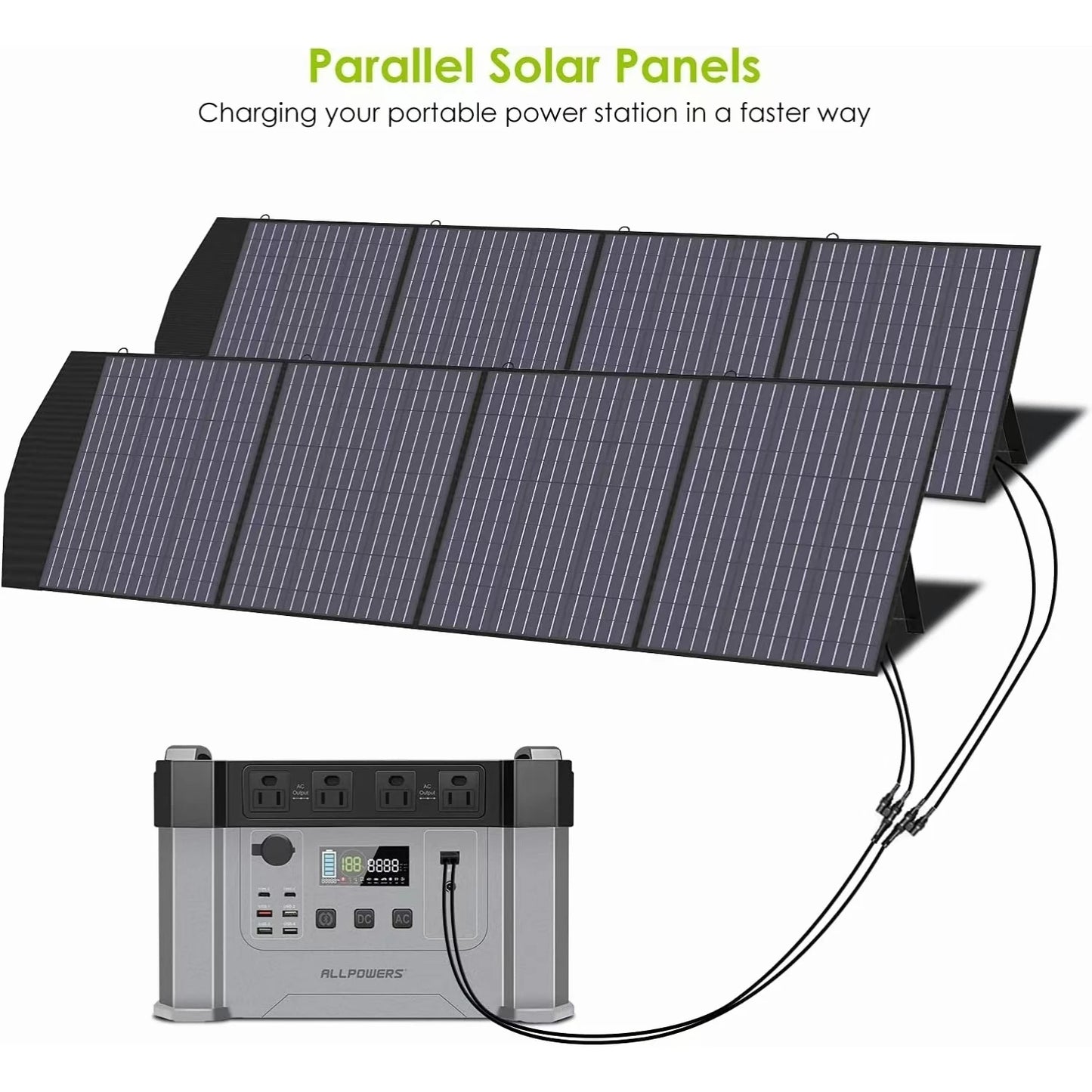 Zonnepaneel - Zonnepanelen met Stekker - Draagbaar Zonnepaneel - Opvouwbaar Zonnepaneel - 140W - Waterdicht (IP66), Ideaal voor RV, Laptops & Kamperen - QUORE