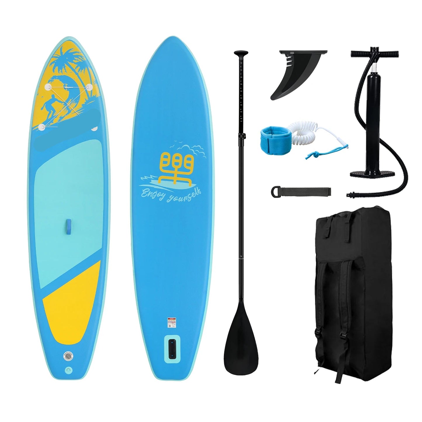 Supboard - Sup - Kajak - Paddle Board - Kayak - 350x87x15CM - Opblaasbaar Stand-Up Sup Board - Ultra-Licht & Draagbaar – Maximale Draagkracht 160KG - Sky Blue