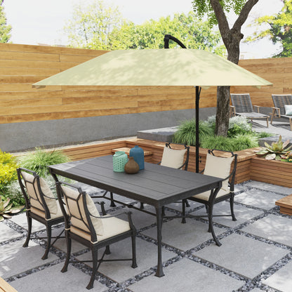 Zonneschermparasol – Balkon Parasol – Terras Parasol – Verstelbare Parasol – 360° Draaibaar – Waterafstotend Polyester – Glasfiber Spaken