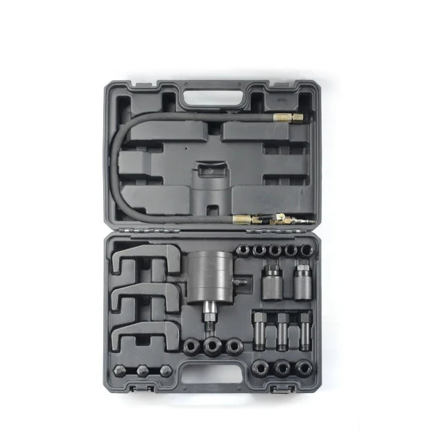 Vevor - Gereedschapskist - Pro Diesel Injector Verwijdering - Puller Pneumatische Injector Extractor - Puller Kit - Auto Gereedschap - 25 PCS - Zwart