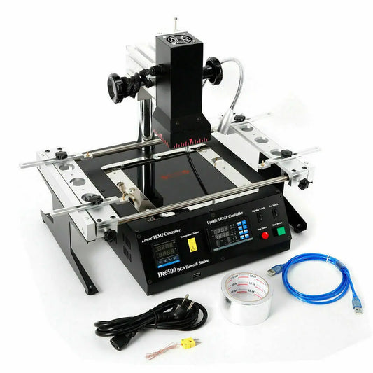 Soldering Station – BGA Rework Station –  Reparatie Station – Printplaat Herstel – Precisie Temperatuurcontrole – Dubbele Infraroodverwarming - Zwart - QUORE