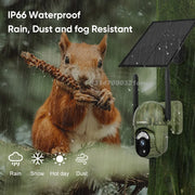 Professionele Wildcamera met Nachtzicht - Zonnepaneel - Solar - Wildcamera voor buiten - 4G - Incl. 64GB SD - 2024 model - QUORE