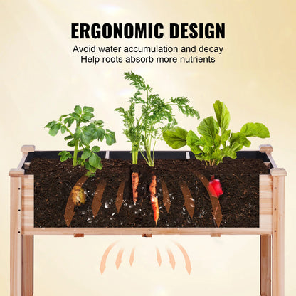 Kweekbak - Kweektafel - Propagator - Kweektafel in Poten - Verhoogde Moestuinbak - Moestuinbakken - Kweektafel - Kweektafel in Poten - Hout - w/ Gehele Kit en Drainagesysteem - voor het Planten van Bloem Groente Kruid
