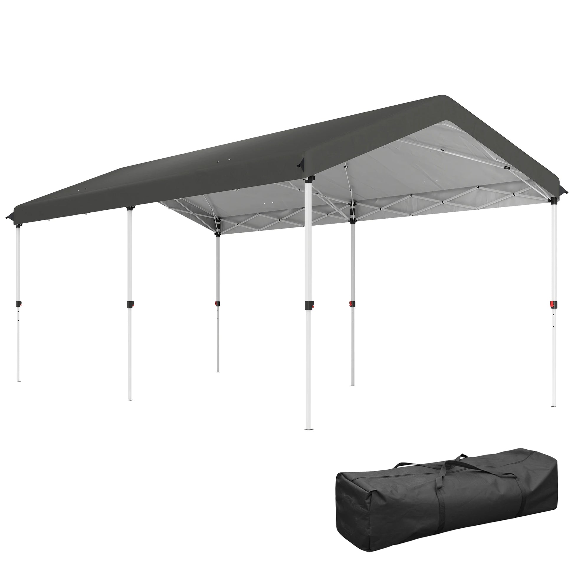 Opvouwbare Partytent – Partytent – Tent – Paviljoen – Zonnescherm – 6x3 Meter – UV50+ Bescherming - QUORE