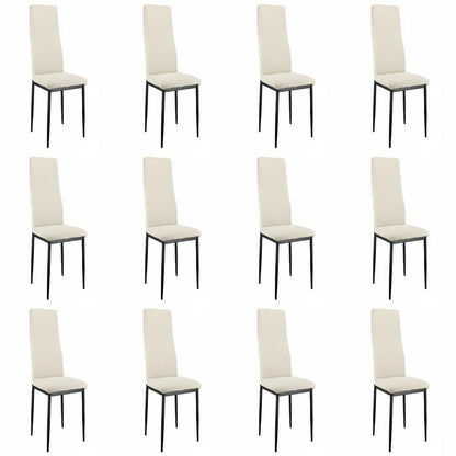 Hoge Stoelen Set – Eetkamerstoelen – Barkrukken – Werkstoelen – Zitmeubilair – Set Van 4 Beige – Comfortabel En Ergonomisch – Cordstof Bekleding
