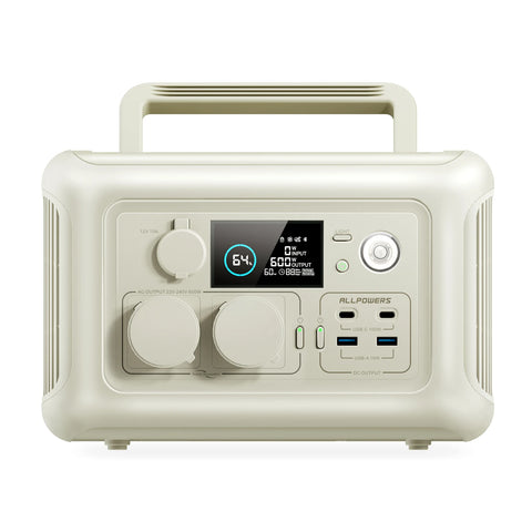 Powerstation - Powerstation met Zonnepaneel - Powerstations - Stroomgenerator - 299Wh - UPS - Outdoor zonnegenerator voor kamperen