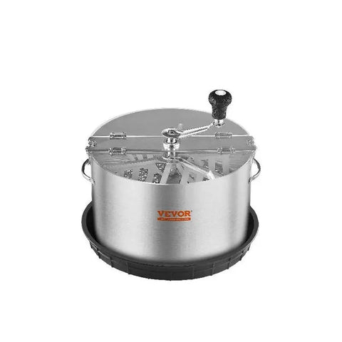 Vevor - Bladko Trimmer - Trimmer Head - Manual Bud Trimmer - with Stainless Steel Blades - for Twisted Spin Cut Clear Dome - 16in pan - Silver