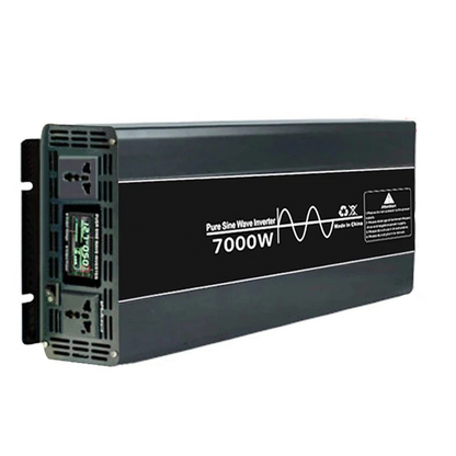 Omvormer – Spanningsomvormer – 12V Naar 220V – Stroomconverter – Zuivere Sinusgolf – 7000W Continu Vermogen – Digitale Display