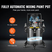 Verftank - Druktank - Verftank Spuitverf Drukpot - 10L Automatic - Spuitverf - Drukspuit - Verfspuiten - Verf - Verfspuiten Electrisch