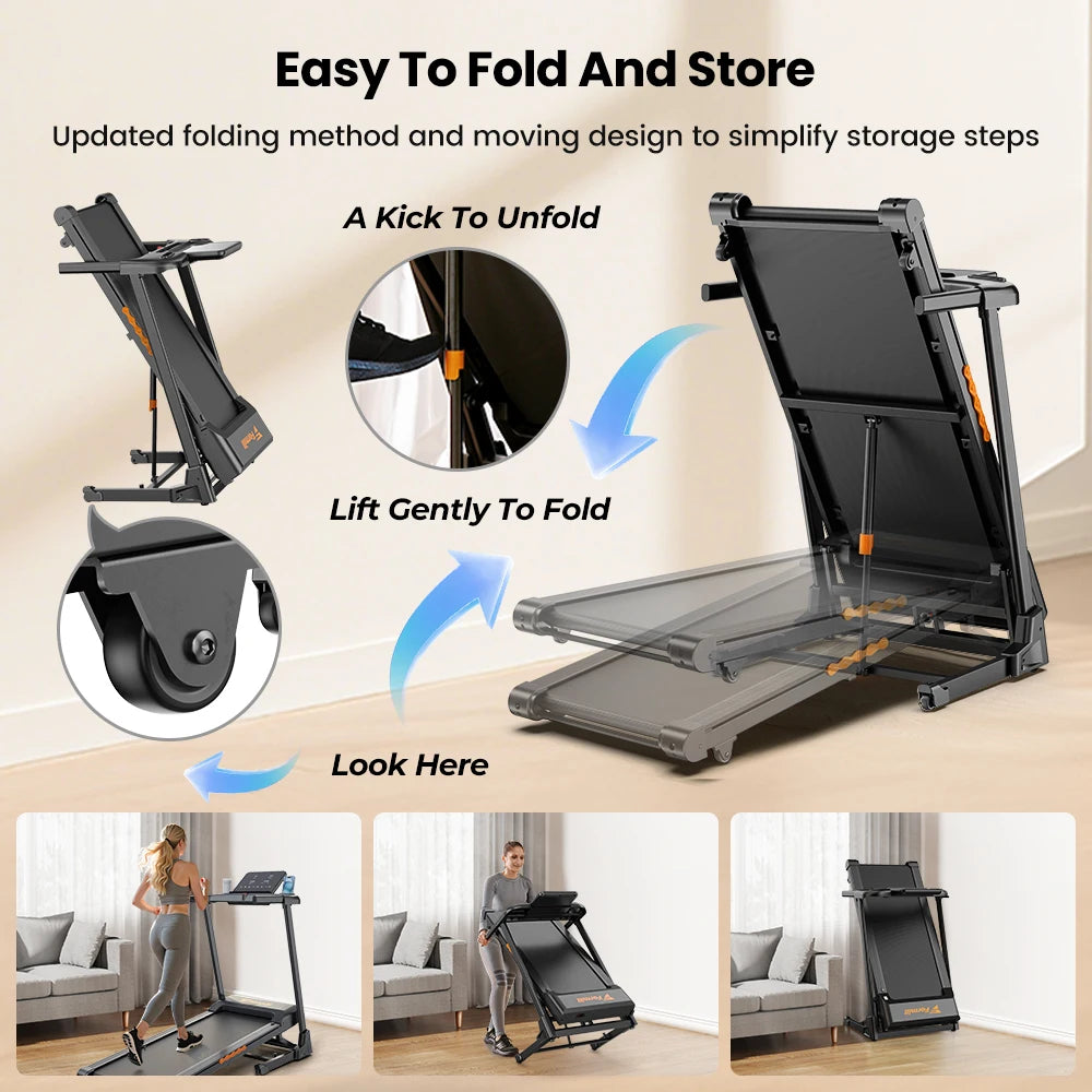Loopband – Fitnessapparaat – Hardloopmachine – Treadmill – Wandelband – 3.0HP Motor – Inklapbaar Design