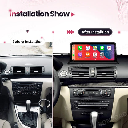 Multimedia Speler BMW 1 Serie – Autoradio Navigatiesysteem – Touchscreen Entertainment – Infotainment Systeem – Connected Car Upgrade – 10,25 Inch Scherm – Draadloze CarPlay & Android Auto - QUORE