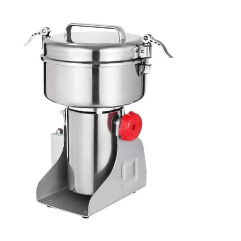 Graanmolen Elektrisch - Professionele - 1000G - Kruiden maler - Sprice Grinder - Kruidenmolen - 304 Roestvrij Staal- 2500W -  26000RPM - Zilver