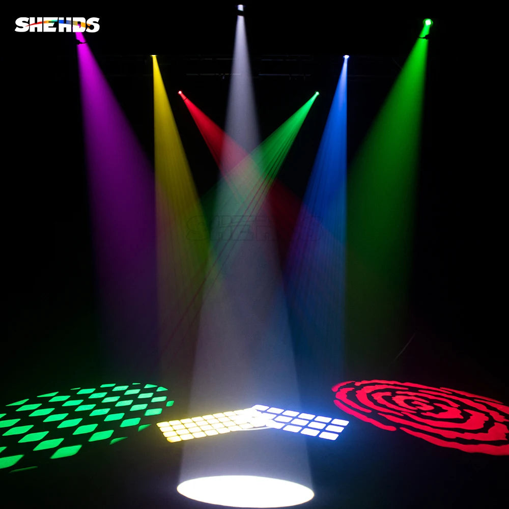Movinghead – LED Spot – Podiumverlichting – DJ Licht – Discolamp – 100W Krachtig Licht – DMX Besturing - QUORE