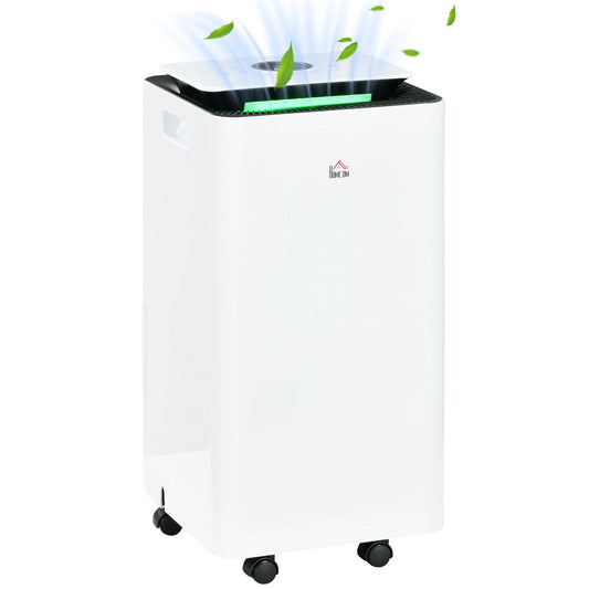 Luchtontvochtiger – Vochtvreter – Ontvochtiger – Luchtontvochtiger Voor Thuis – 10 Liter Capaciteit – Stil Met 42 dB – Actief Koolfilter - QUORE