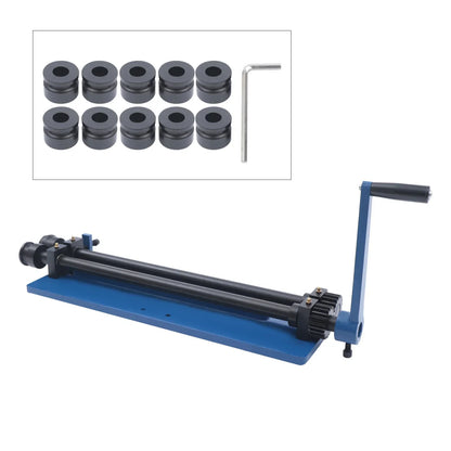 Bead Roller – Metaalroller – Plaatwerk Roller – Ribbels Roller – Handmatige Beadroller – 460 Mm Werkbreedte – 6 Inzetstukken