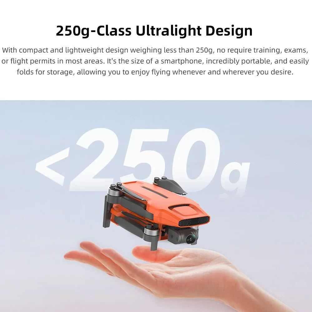Drone – Luchtfotografie Drone – 4K Drone – Ultralichte Drone – 3-Assige Gimbal – 249 Gram – Bereik 10 Kilometer