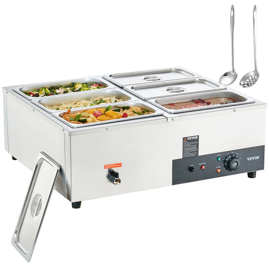 Warmhoudbak - Buffetwarmer - Voedselwarmer - 1x24QT - 1200W  -  Frietwarmhoudbak – Elektrische Bain-Marie Horeca