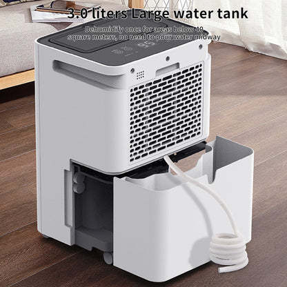 Luchtontvochtiger - Luchtreiniger - Dehumidifier - Draagbare - 38dB - 3.2L - Energiezuinig - Smart Touch Panel - Kledingdroogfunctie - voor Thuis - en Kantoorgebruik - Wit