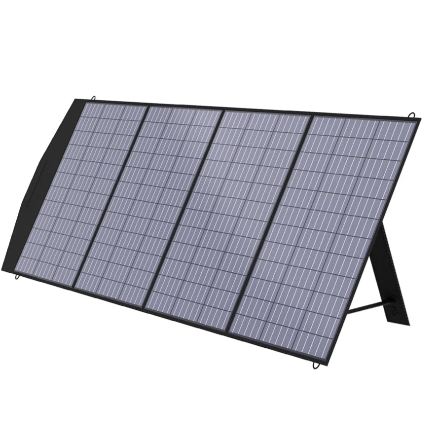 Zonnepaneel - Zonnepanelen met Stekker - Draagbaar Zonnepaneel - Opvouwbaar Zonnepaneel - 200W - Waterdicht (IP66), Ideaal voor RV, Laptops & Kamperen - QUORE