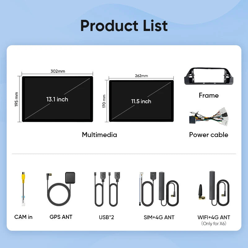 Ainavi 13.1 Car Radio For Toyota RAV4 2020 2021 2023 2024 RAV 4 XA50 Wireless Carplay Android Auto 4G Car Multimedia Player DSP - QUORE