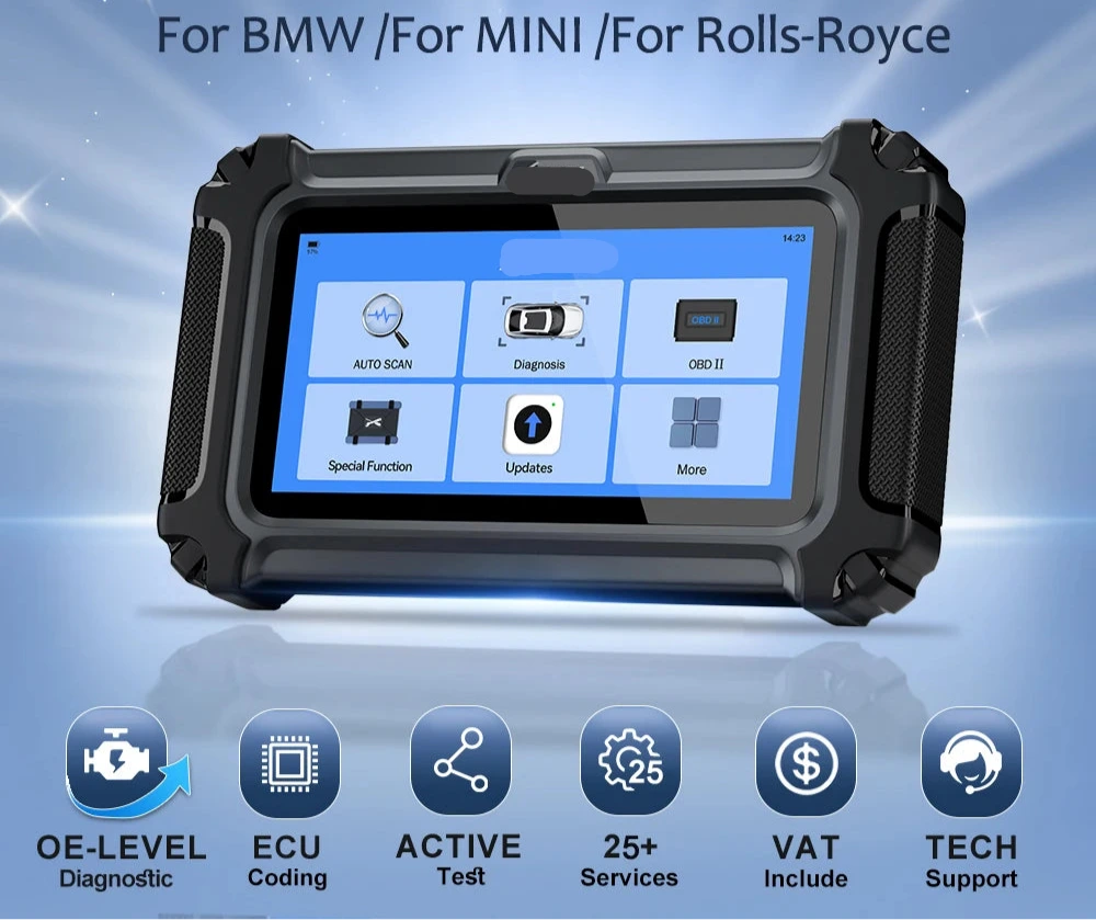 Diagnose Tool – Diagnosetester – Auto Scanner – ECU Programmer – Systeemscan – 25+ Functies – Levenslange Updates