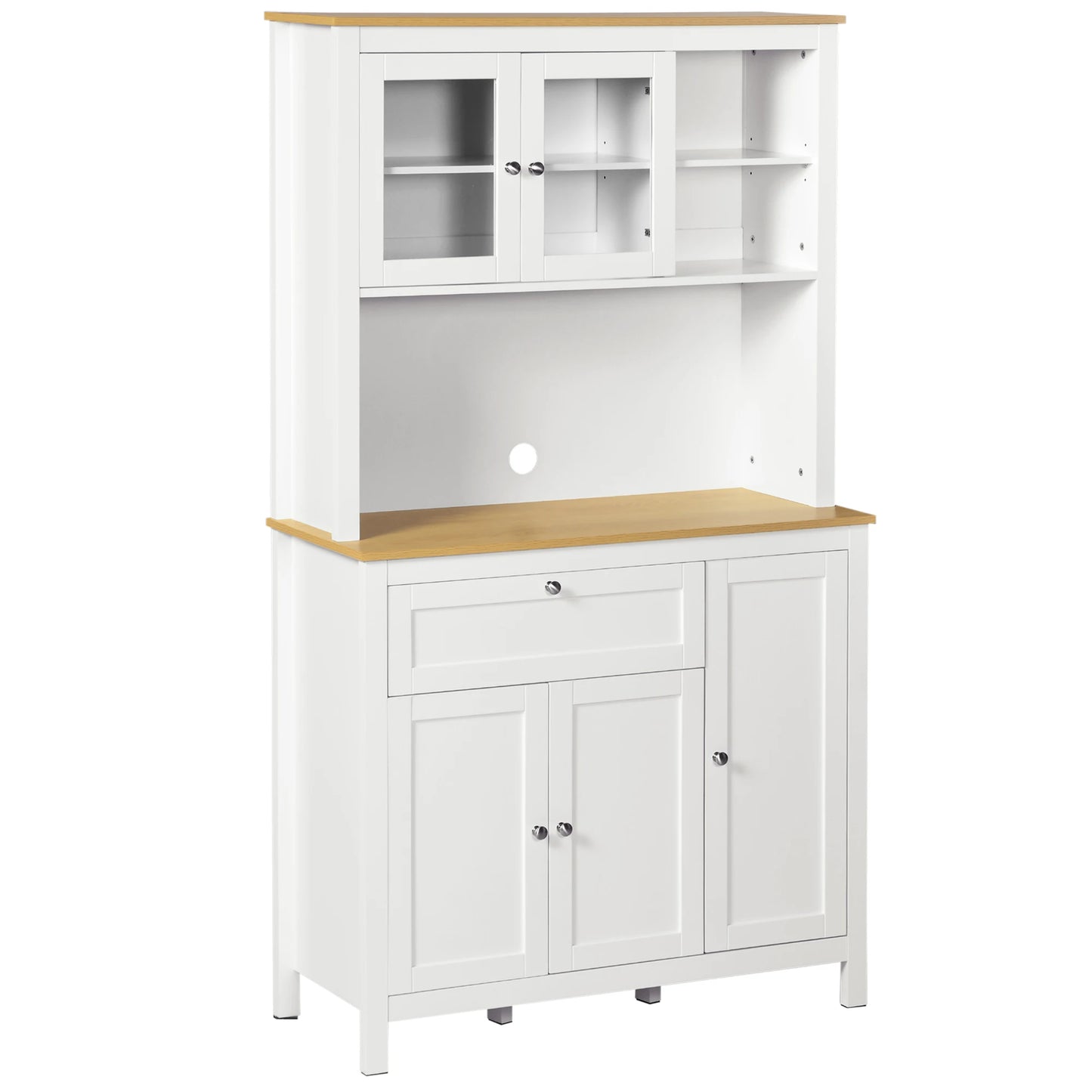 Kast – Opbergkast – Dressoir – Servieskast – Keukenkast – Stevig MDF – Verstelbare Planken