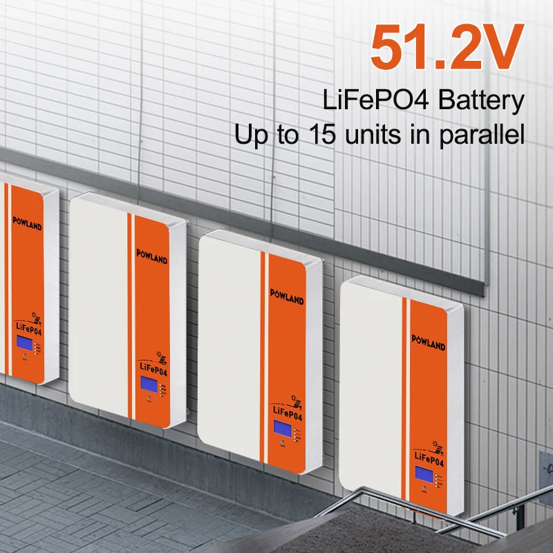 51.2V 200AH LiFePO4 Accu – Lithium Accu – Energie Opslag – Solar Accu – Batterij 10 kWh – Langdurige Levensduur – Ingebouwd BMS Met Bluetooth