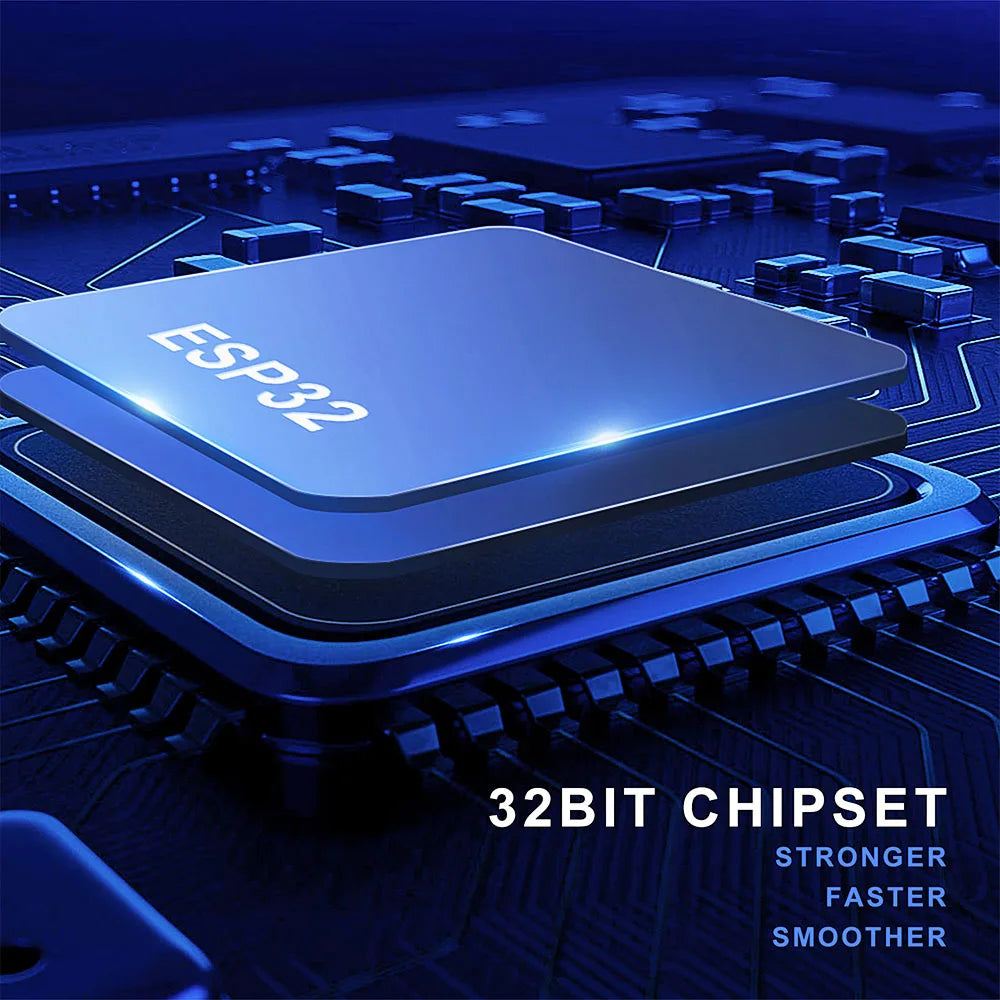 Lasergraveermachine - Graveermachine - Graveerder - Graveerapparaat - met 0.06 x 0.06mm Laserspot - Aanraakscherm - Offline Snijwerk - 32-bits Chipset - WiFi-verbinding - Werkgebied 400x400mm - 58.6 x 58.3 x 17.6 cm - Zwart