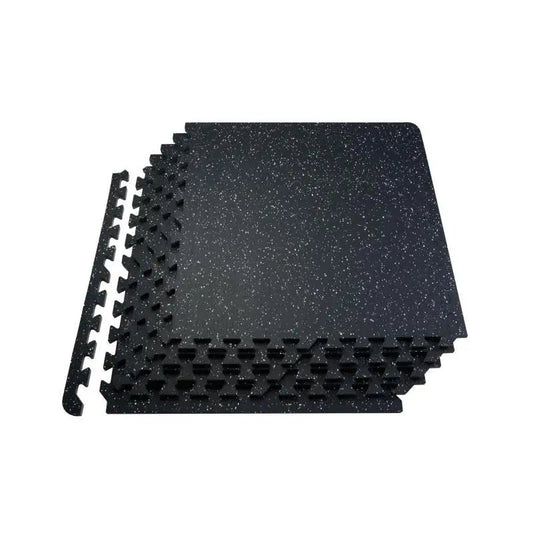 Rubber tegels - puzzelmat - speelmat - EVA schuim speelmat - 0.56 Inch - met EVA schuim dikke vloermatten - in elkaar grijpende puzzel voor sportschool thuis - wit 48m²