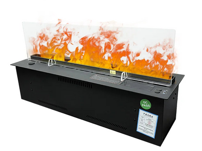 Elektrische Sfeerhaard – Inbouwhaard – Water Vapor Haard – Mistkachel – LED Vlameffect – Ultrasonische Misttechnologie – Automatische Wateraanvulling – Rustgevende Luchtbevochtiger 1200mm
