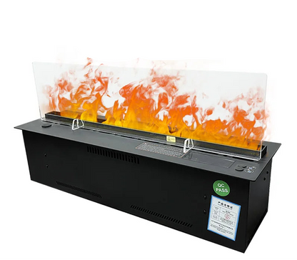 Waterdamp Haard – Sfeerverwarming – Luchtbevochtiger – Aromatherapie Haard – LED Haard – 2000mm Met Afstandsbediening – 7-Kleuren LED – Automatische Wateraanvulling – Veilig Zonder Vuur