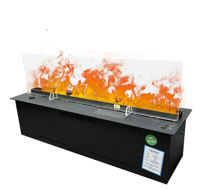 Luchtbevochtiger – Aromadiffuser – Waterdamp Haard – Sfeerverlichting – Ultrasoon Verdamper – 4,5L Reservoir – 7-Kleurige LED Verlichting – Afstandsbediening