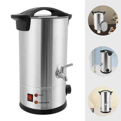 Elektrische Wax Smeltoven - Wassmeltpot - Wax Melter - Kaarsen Smeltpot - 1200W - RVS - Temperatuurregeling - 12L - Zwart
