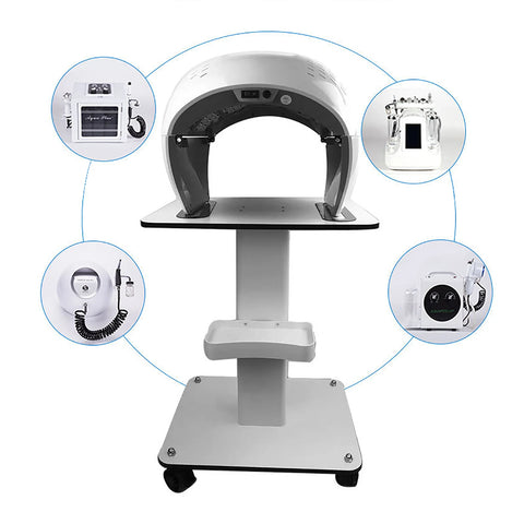 Table - Table trolley - Rolling table - Beauty Wheel Cart - Multifunctional Trolley - 5.3 kg - White