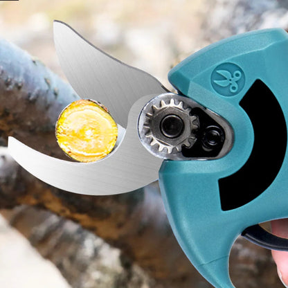 Elektrische Snoeischaar - Takkenschaar - Takkenzaag - Snoeizaag - Accu - 30MM - Borstelloze - Snijdiameter - met 4 Snelheden - 18V 2x Accu & EU Stekker - voor Fruitbomen en Bonsai