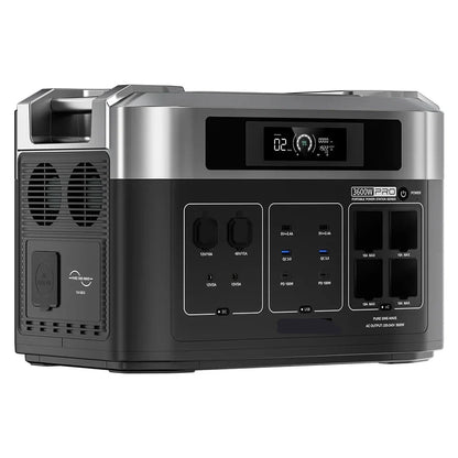 Draagbare Powerstation – Mobiele Energie – Noodstroom – Camping Accu – 3600W Output – Uitbreidbare 16kWh Batterij
