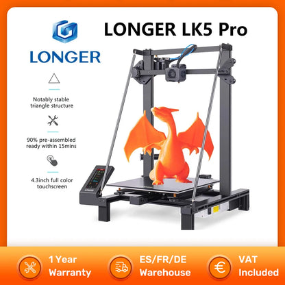 3D-Printer – 3D-Printer Hobby – 3D-Printmachine – 3D Printapparaat – Groot Printvolume – 300 X 300 X 400 Mm – Laagdikte 0,1-0,4 Mm