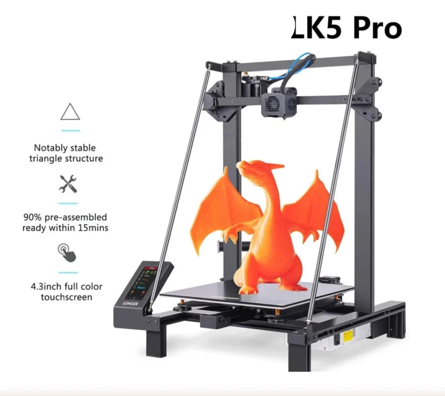 3D Printer – Grote 3D Printer – Desktop 3D Printer – Hobbyprinter – Professionele 3D Printer – Afdrukvolume 300x300x400 Mm – Stil En Gebruiksvriendelijk