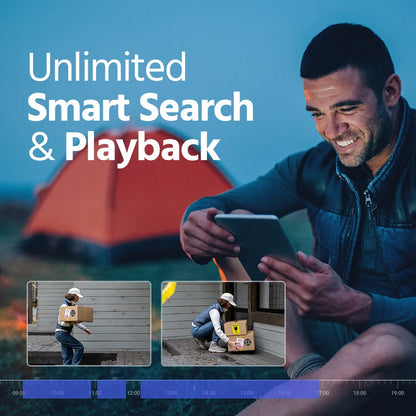 Beveiligingscamera – Bewakingscamera – CCTV Camera – Buitencamera – IP Camera – 3K 5MP Ultra HD Resolutie – PoE Installatie Met 8-Kanaals NVR