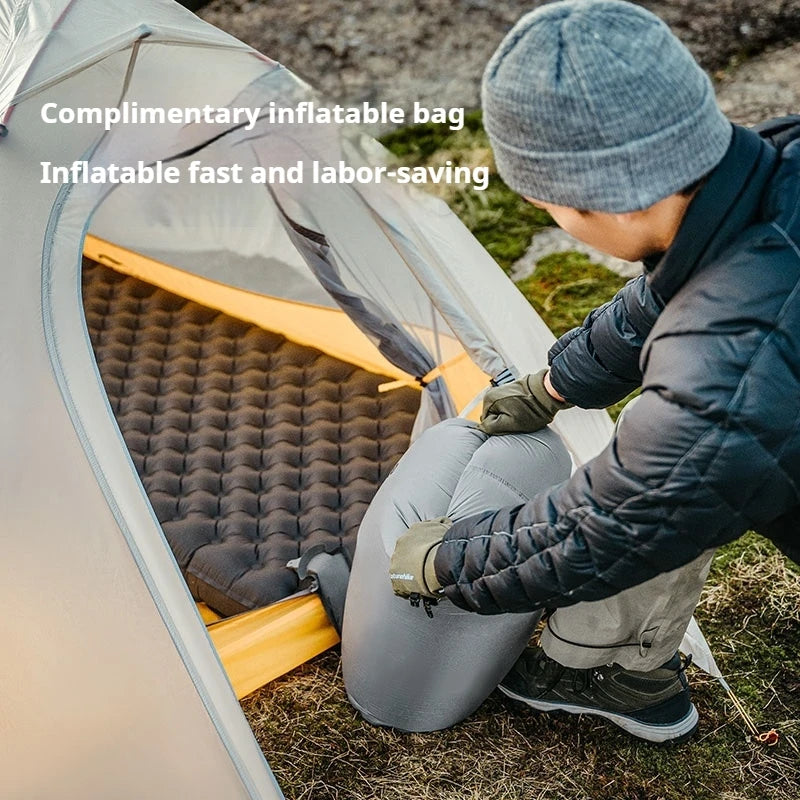 Luchtbed – Opblaasbaar Matras – Luchtmatras – Slaapmat – Campingbed – Ultracompact – Lichtgewicht 196x64x10 cm – Waterbestendig Nylon TPU