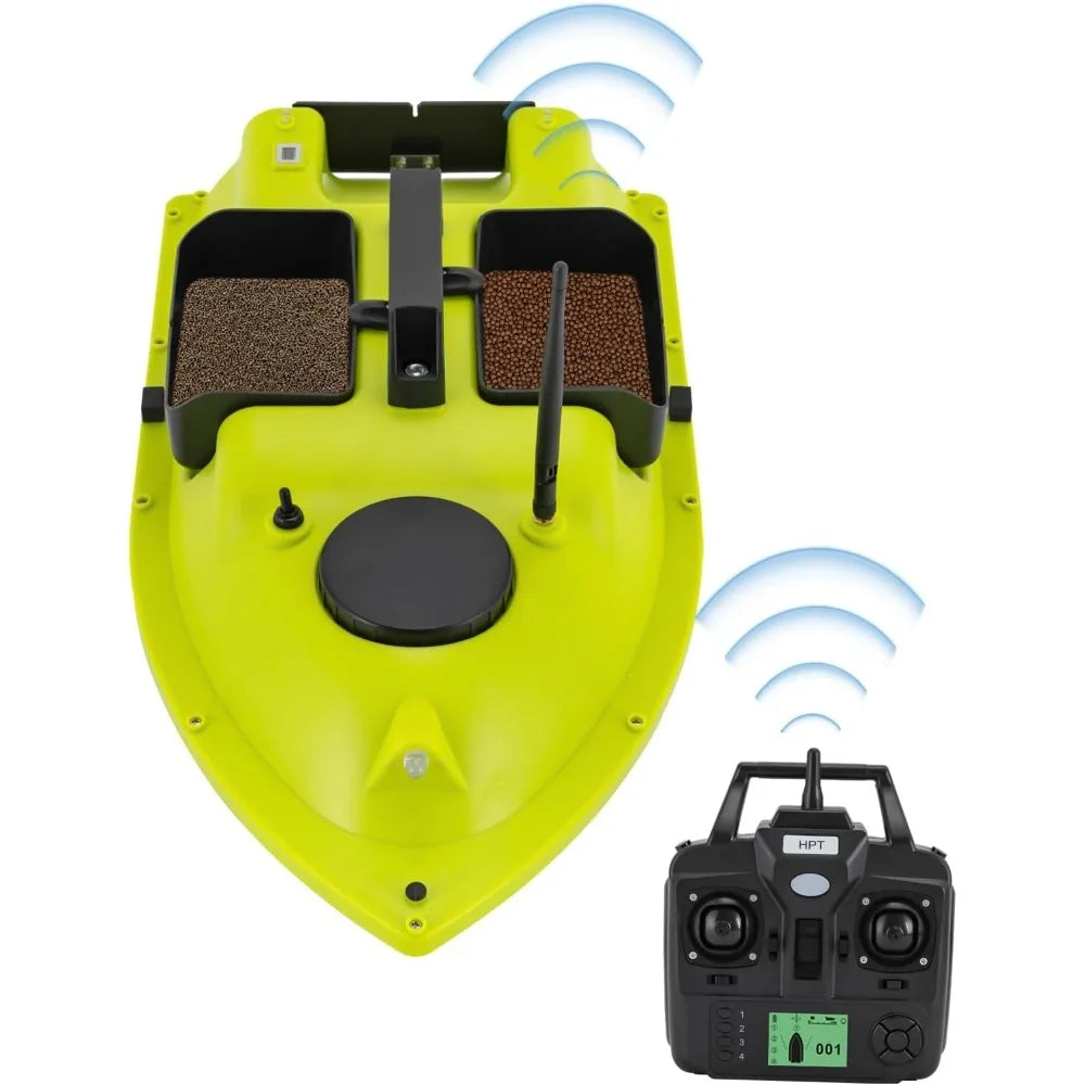 Visaasboot – Afstandsbediening Visboot – Vissen Bootje – Hengels Portaal – ABS Materiaal – Dual Motor – 600 Meter Bereik