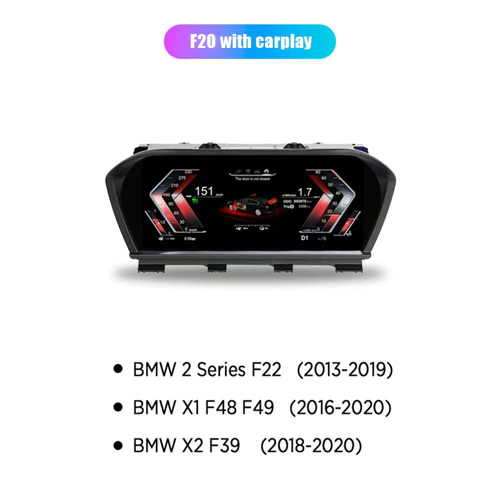 Digitaal Dashboard BMW – Virtuele Cockpit – Instrumentenpaneel – Snelheidsmeter – Multi-informatie Display – 12,3 Inch LED Scherm – Apple CarPlay Integratie