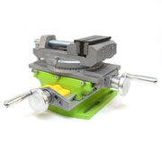 Bankschroef Draaibaar - Bankschroef - Aluminiumlegering - Frezen - Boren - 2 in 1 Frezen Boren - Aluminiumlegering Samengestelde Werktafel
