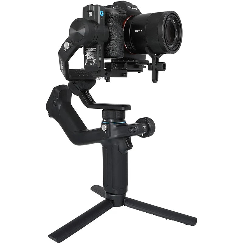 Gimbal Smartphone - Stabilizer for Smartphone &amp; Camera - Gimbal for Smartphone &amp; Camera - 360° - Tilt Angle +170°~-45° - 3-Axis - Handheld Mirrorless - with AI Tracker Magnetic Fill - Black