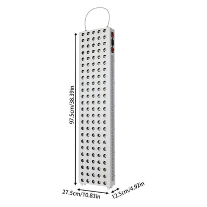 LED-Lichttherapielamp – Roodlichtapparaat – NIR Therapie – Lichtapparaat – Pijnverlichting – 600W Vermogen – Groot Behandelingsoppervlak - QUORE