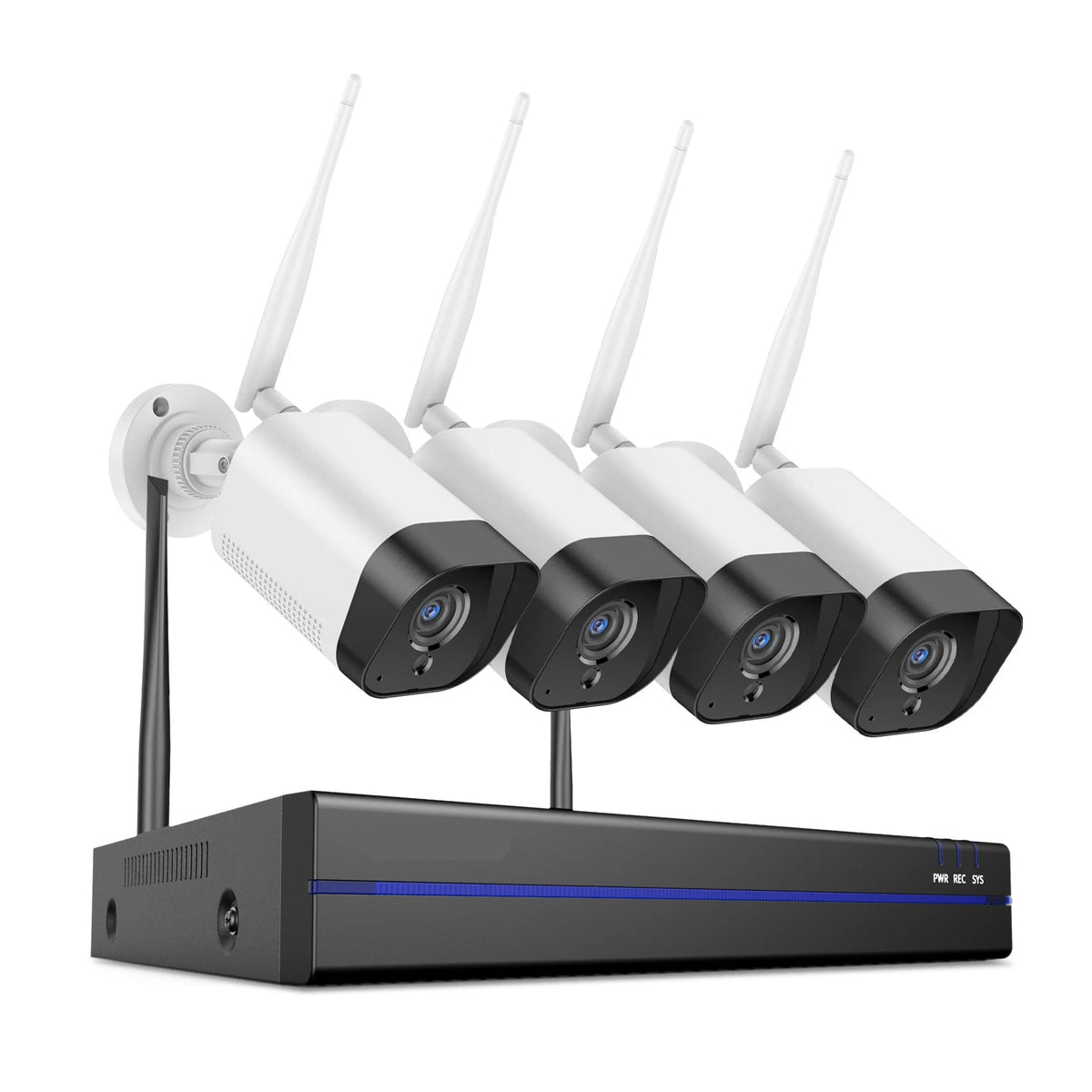 Security Camera - Wireless Camera - CCTV - Outdoor Camera with Night Vision - 5MP Cameras - 8-Channel NVR - IP66 Weatherproof