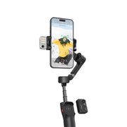 Gimbal Smartphone - Gimbal voor Smartphone & Camera - Handheld spiegelloos - 3-Axis - AI Face Tracking - Stabilisator voor Smartphone - Koolstofvezel Materiaal - Panning & Rolhoek 330 - Kantelhoek 80 - Zwart