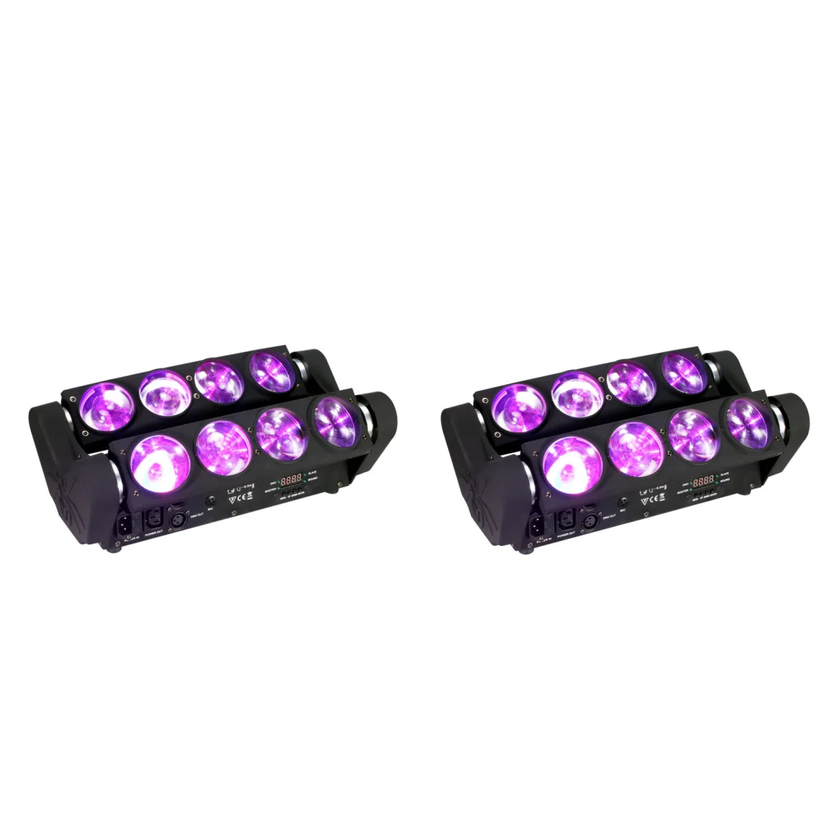 Moving Head Light – Moving Head Wash – DJ Licht – Podiumverlichting – Discolamp – Warm Light – 150W LED Vermogen – 180° Kantelbare Beam