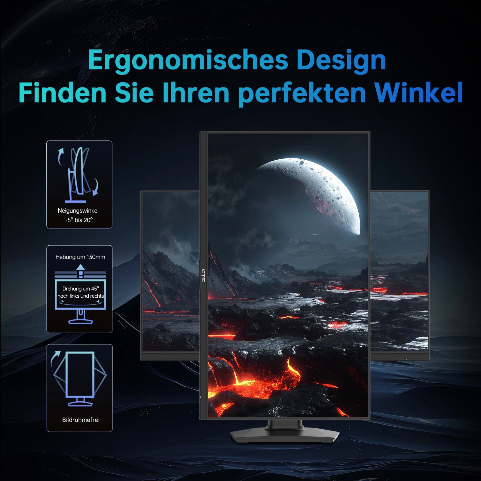 Gaming Monitor – Computerscherm – Beeldscherm – Monitor – Scherm – 27 Inch QHD 2560x1440 – 1ms Reactietijd & 180Hz Refresh Rate – HDR 400 & Adaptive Sync - QUORE