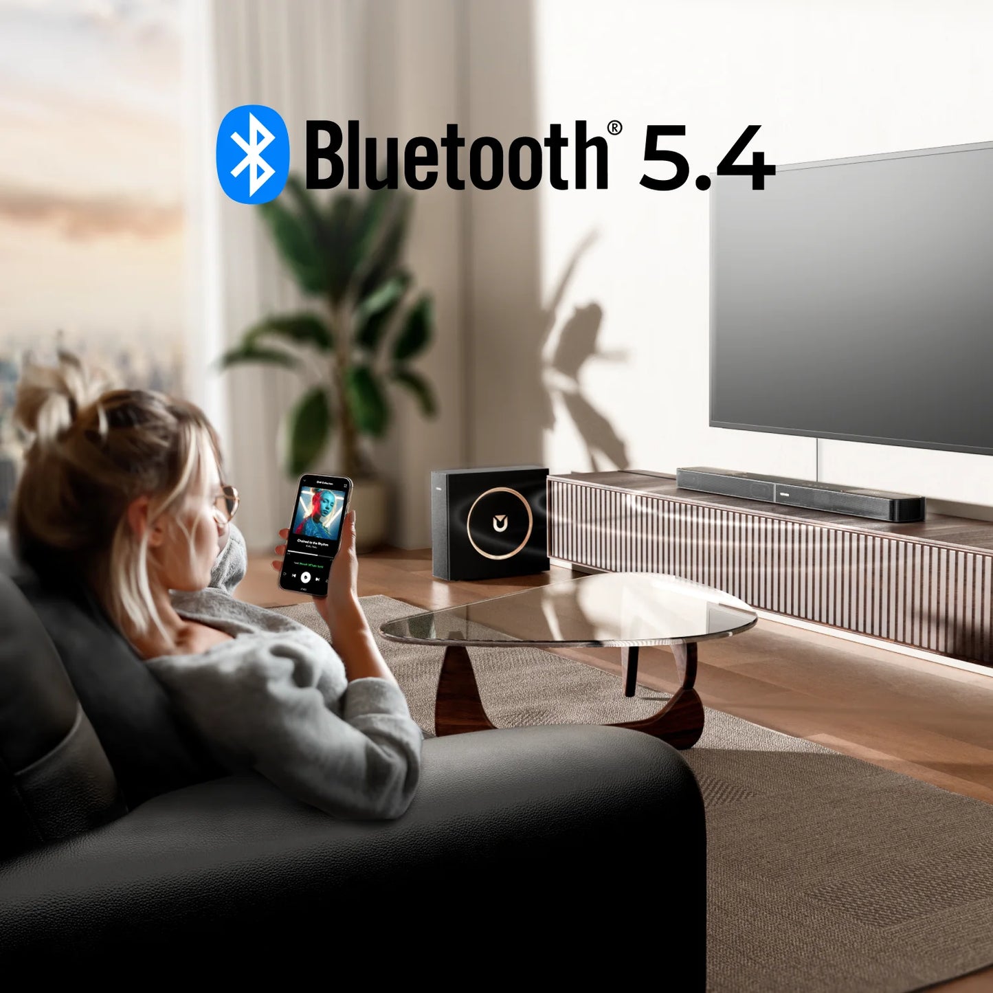Soundbar – Soundbar Set – TV Speaker – Home Cinema Speaker – Surround Geluidssysteem – 3.1.2-Kanaals Dolby Atmos – Krachtige 5,25 Inch Subwoofer